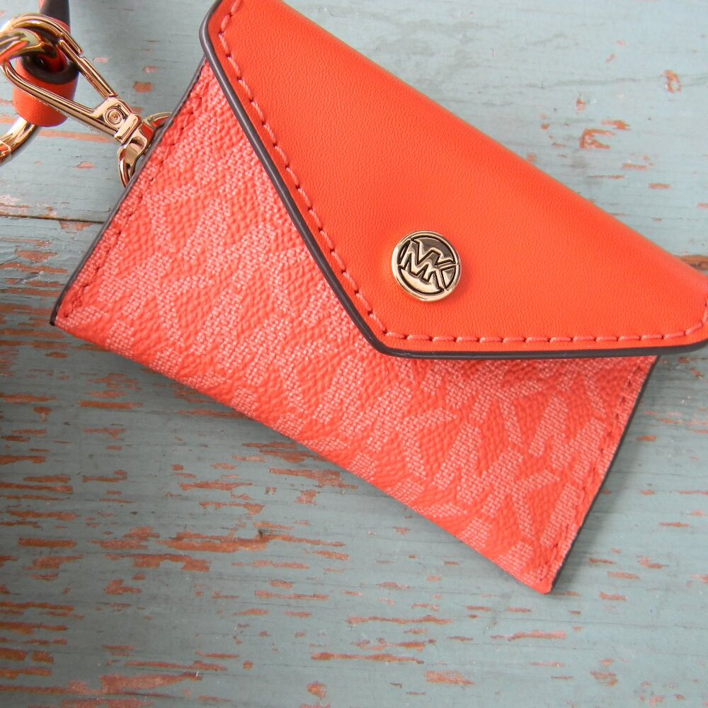 NEW Michael Kors Vincent MD Leather Pouchette Shoulder Bag w/ Card Holder - Picture 2 of 9